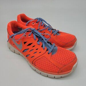 Nike Flex 13 Run Running Shoe Size 9 Womens Sneakers Orange Neon